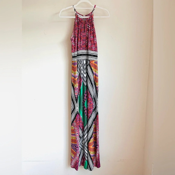 London Times Maxi Dress - Size 8 - Picture 4 of 12